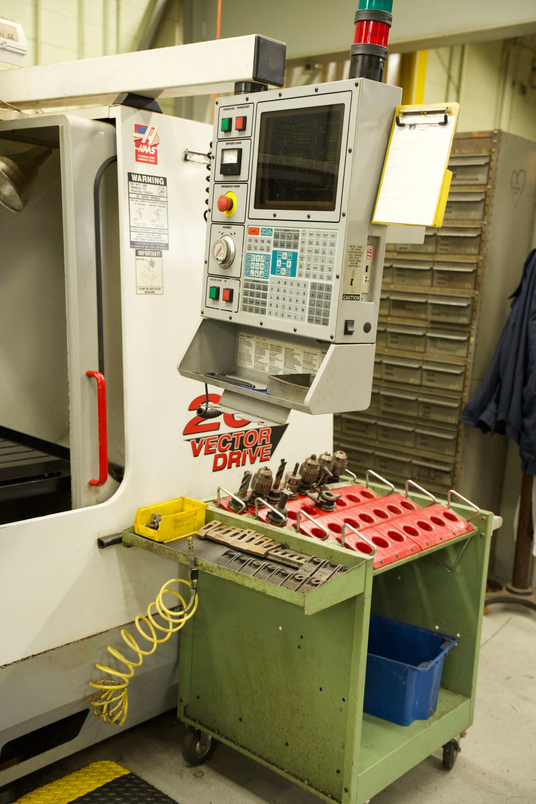 Assembly and secondary operations station at Manor Tool