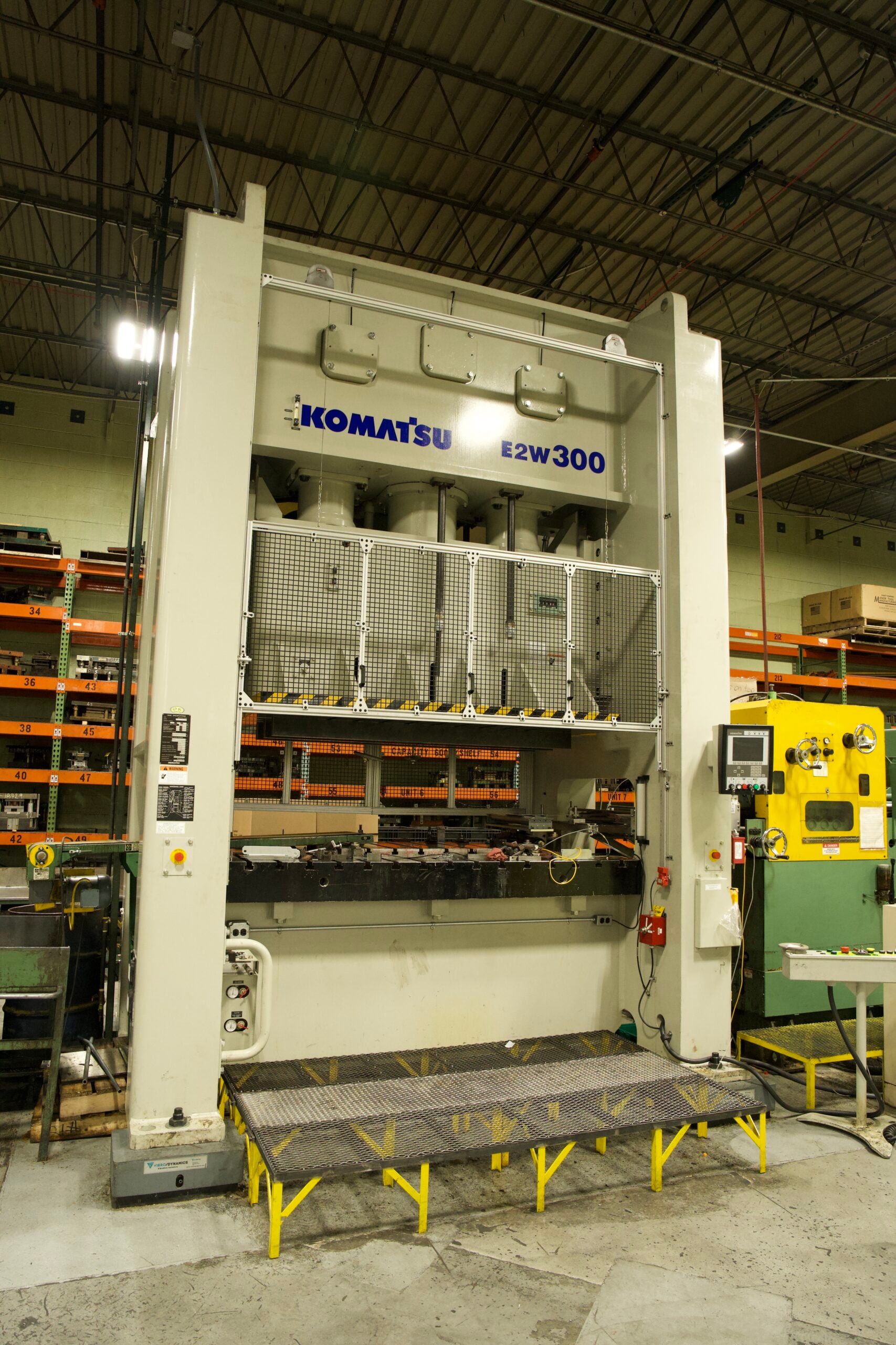 High-tonnage stamping presses at Manor Tool