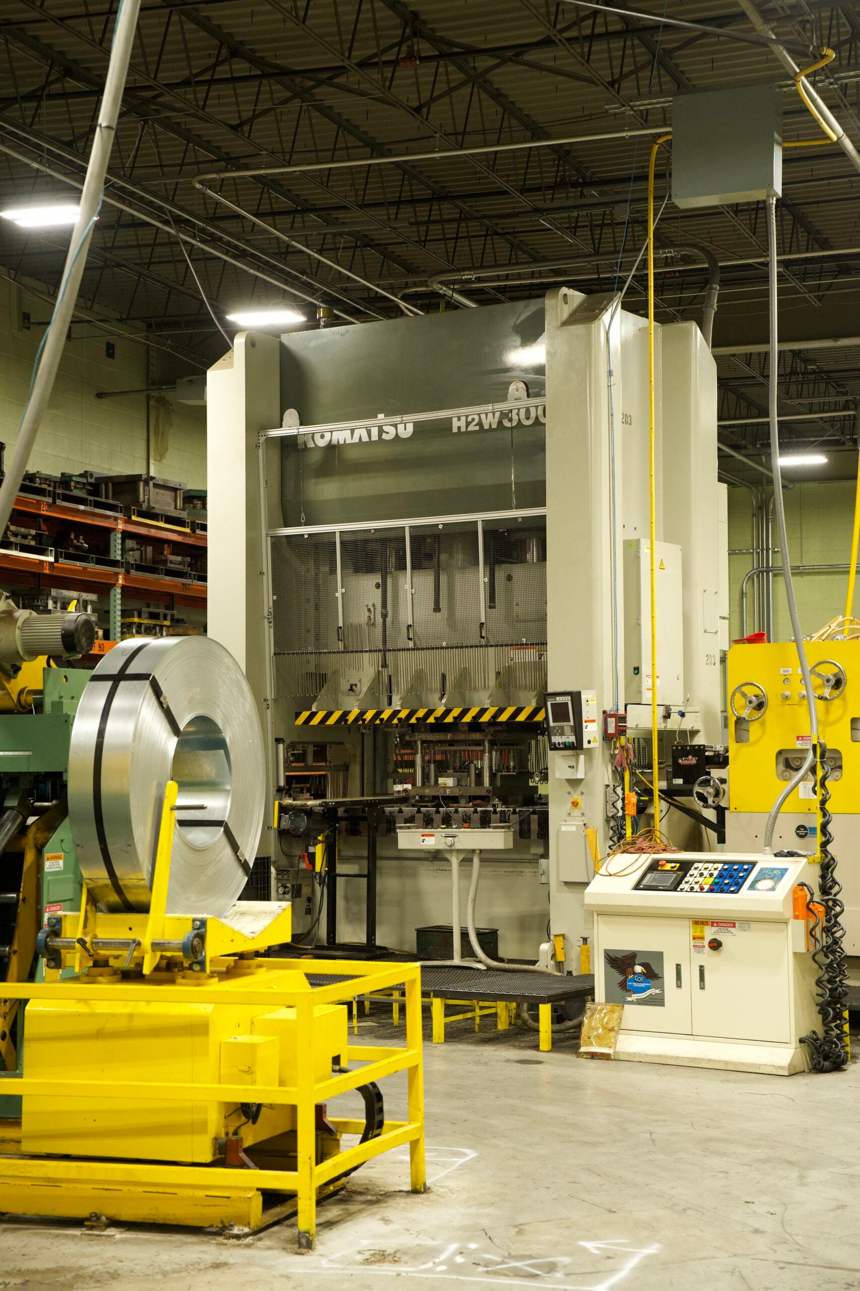 Manor Tool in-house metal stamping operation — Schiller Park, IL
