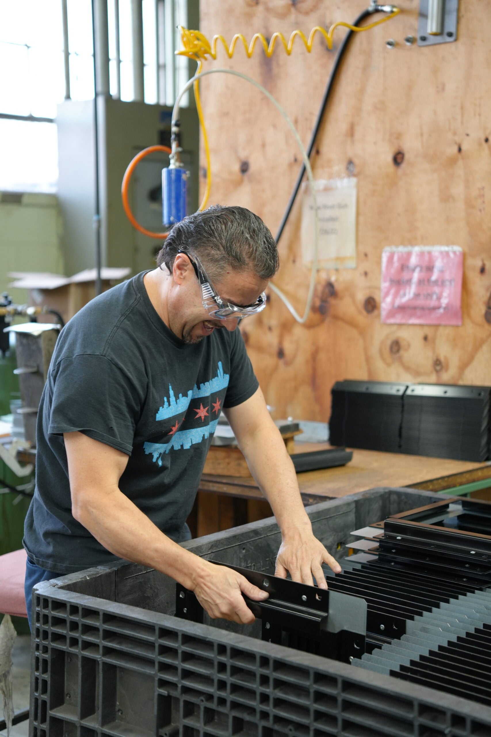 Manor Tool machinist working on tooling for deep drawn stamping ,  Schiller Park, IL