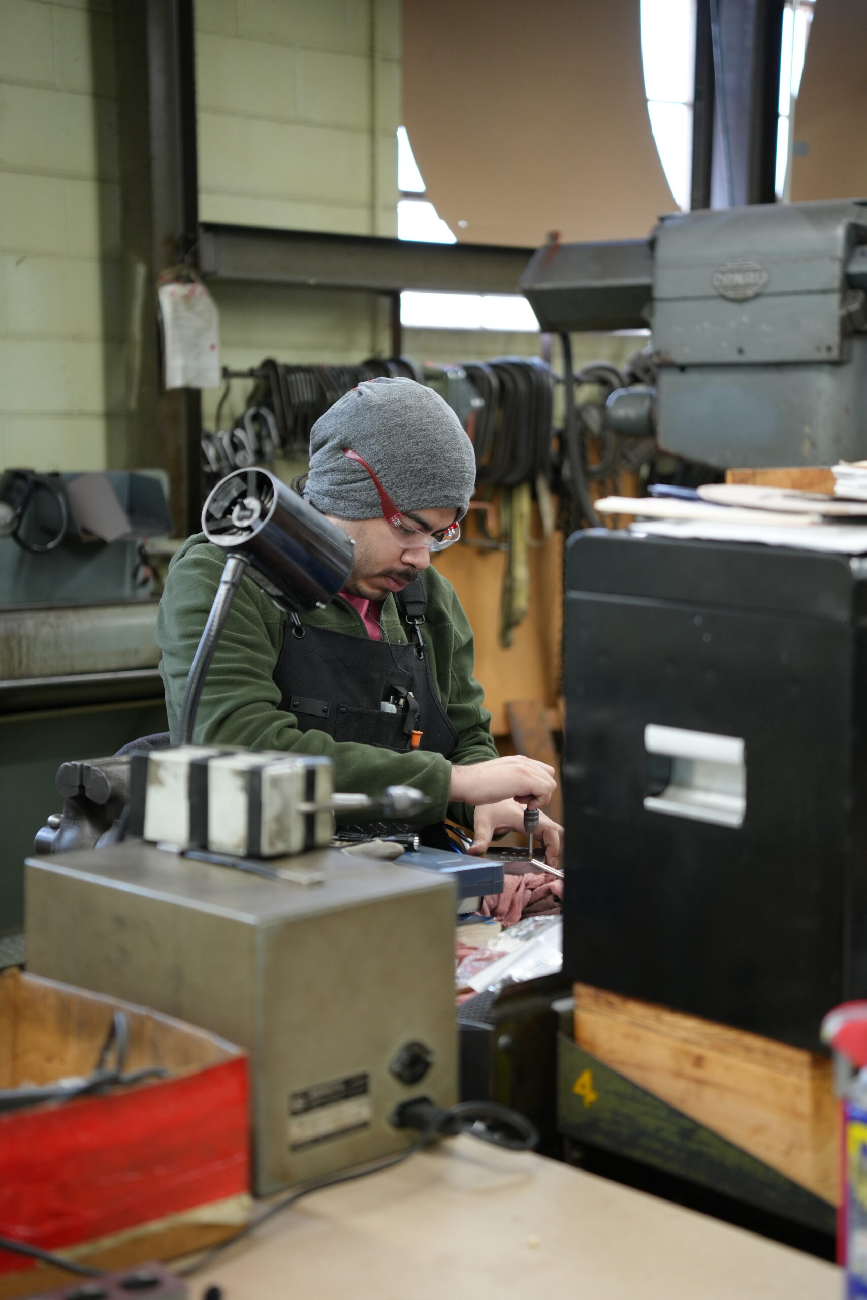 Manor Tool toolmaker at work ,  Schiller Park, IL