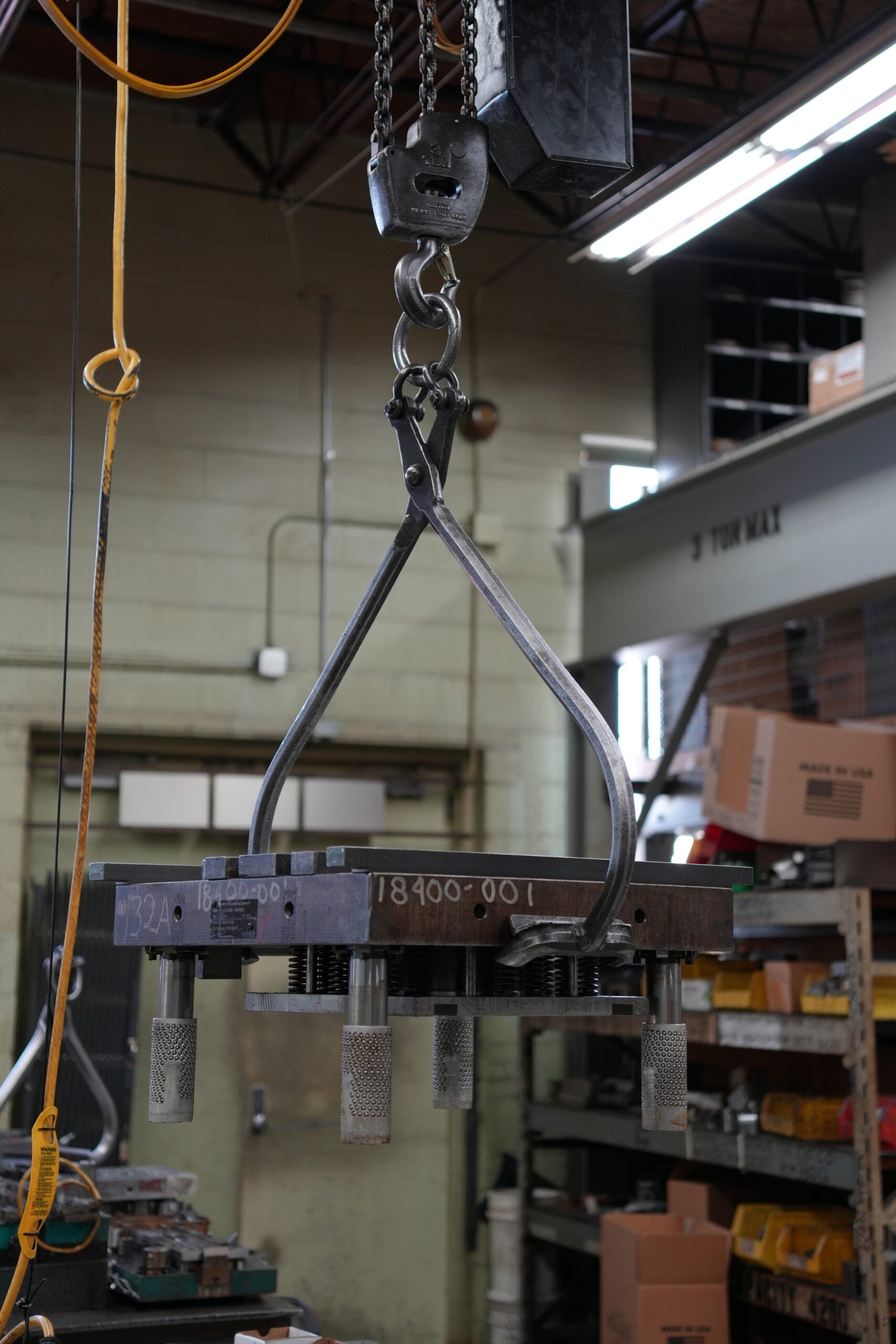 Large progressive stamping die at Manor Tool
